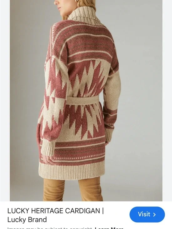 Lucky Heritage Cotton Cardigan - Picture 2 of 11